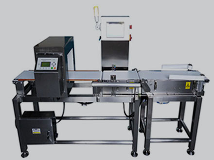 Metal detection weight detection integrated machine