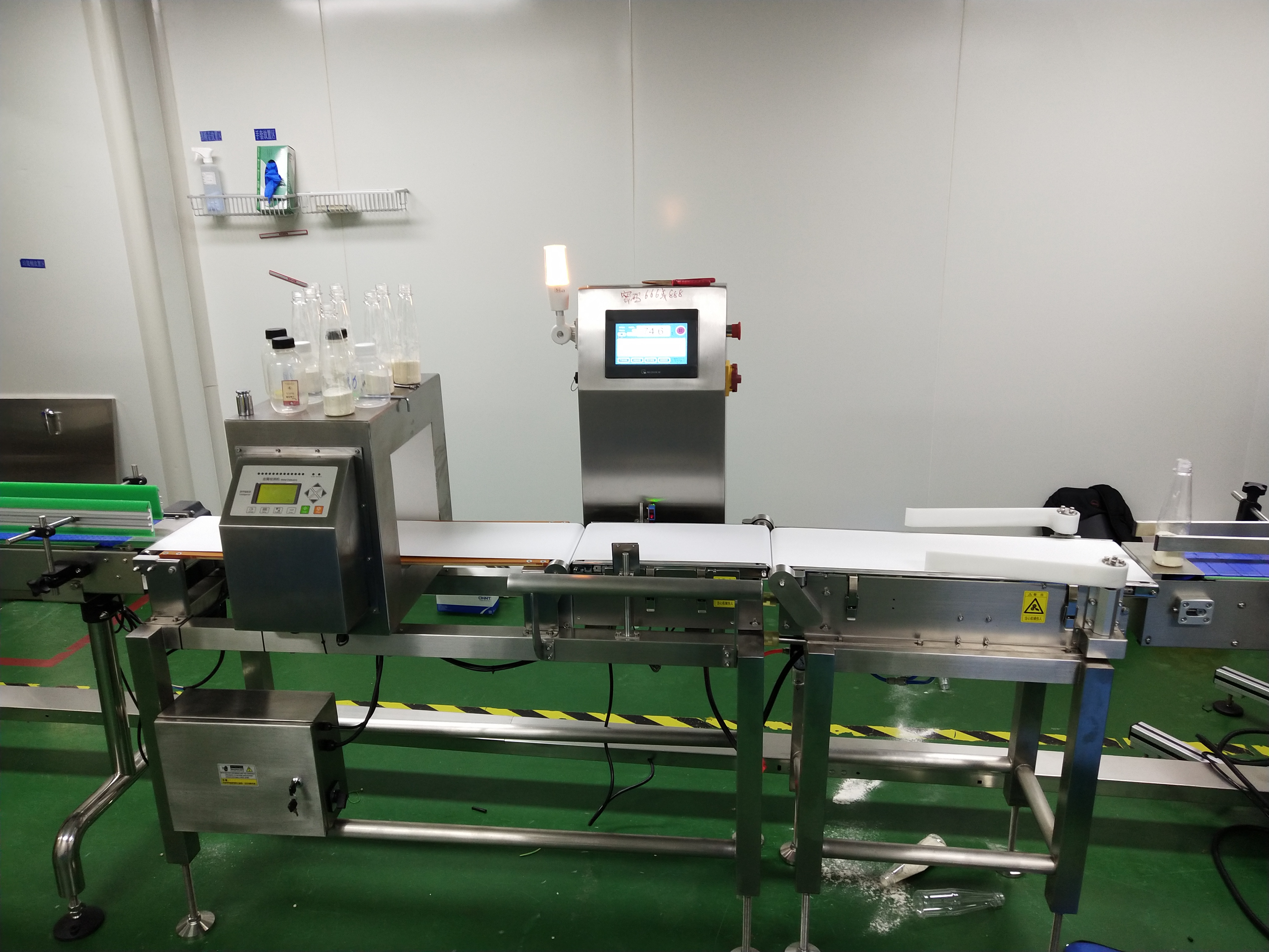 Metal detection weight detection integrated machine(图1)